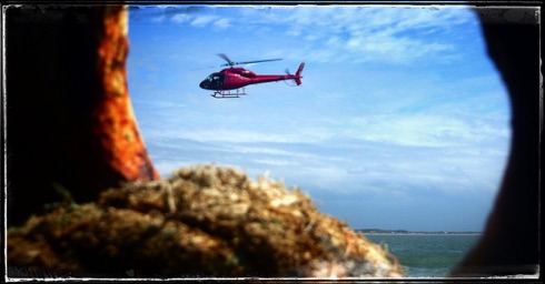 My chopper lies over the ocean. My chopper lies over the ocean.